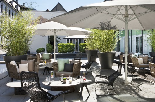 Lounge Terrace - Drei Mohren Hotel in Augsburg
